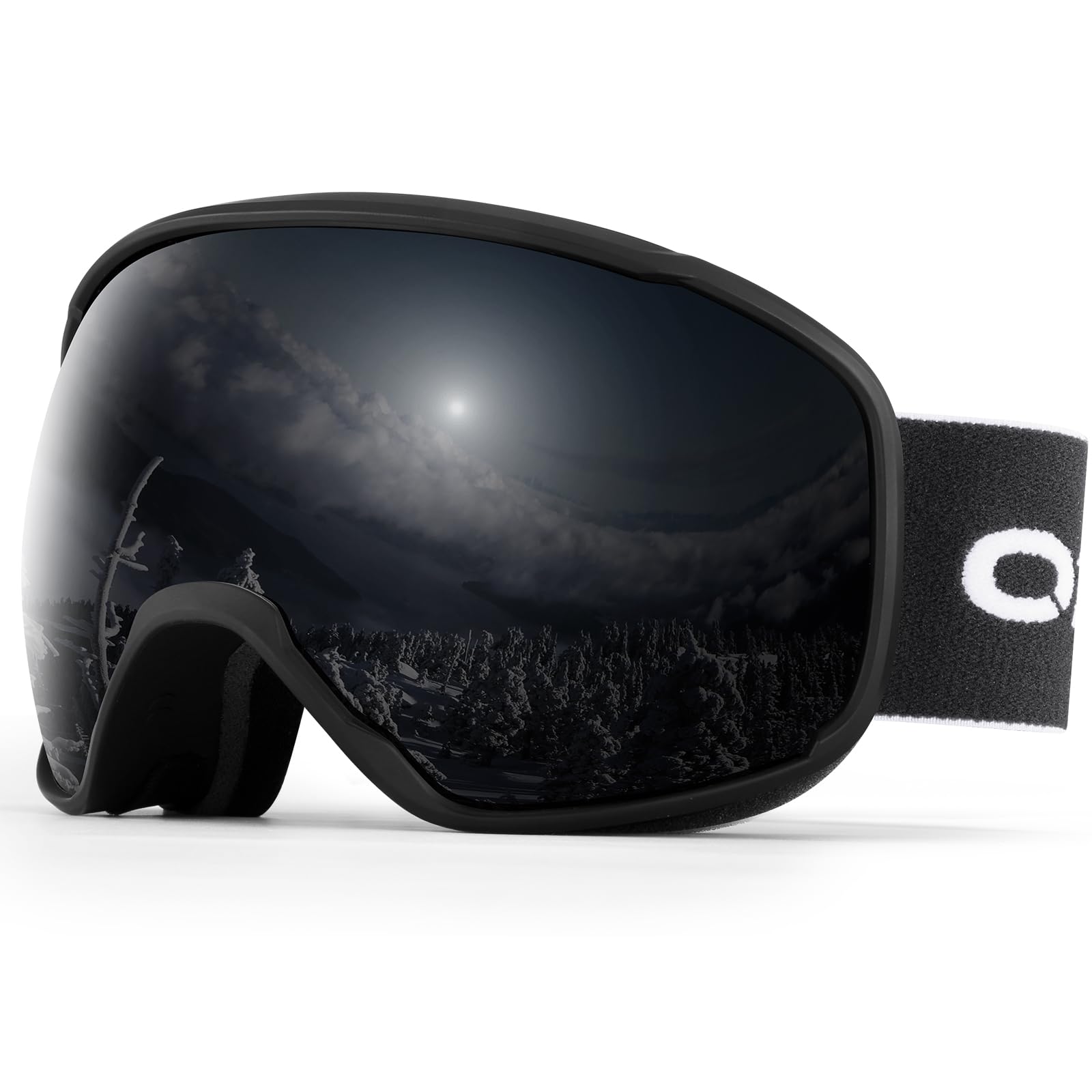 

Очки Snow Spherical, совместимые с OTG Mirror Double Snowboarding Adults Edge Black Lens VLT [Odoland], 2-слойные линзы, антизапотевающие, очки, линзы,