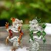 Table Ornaments Crystals Dragon Figurine Glass Dragon Statue Cute Dragon Miniature  Home Decor