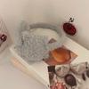 Women Fluffy Lovely Earmuffs Autumn Winter Cold-proof Plush Keep Warm Earflap Fashion Versatile Solid Color Irregular Earcap