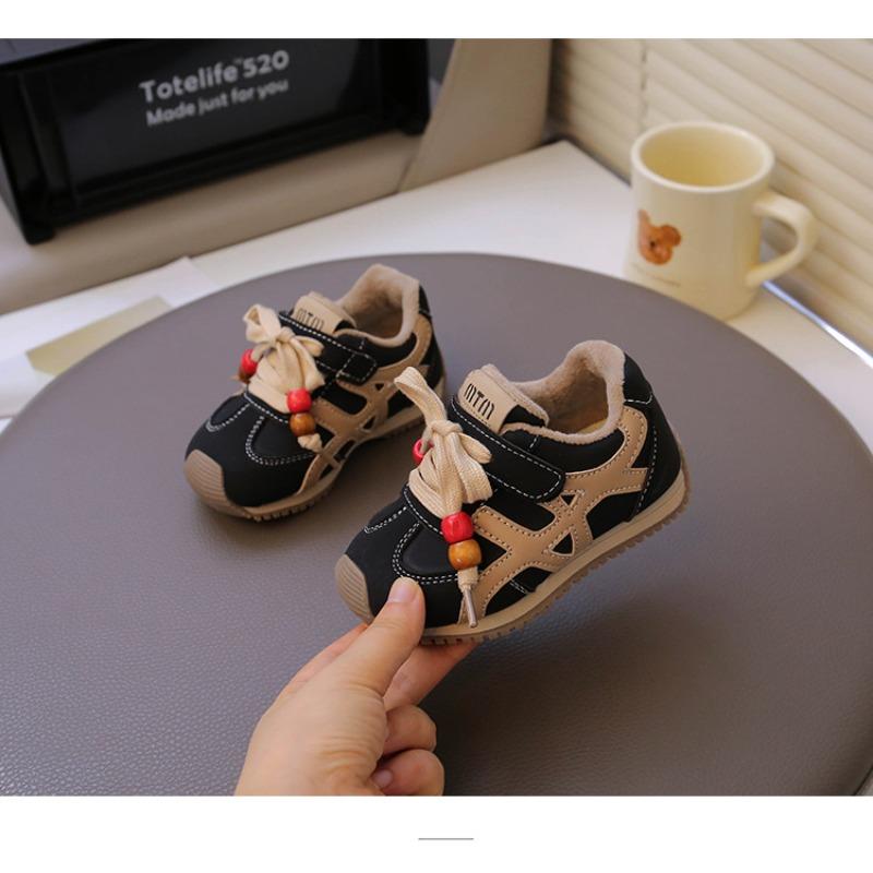 Jungen Fleece-Sneaker Winter Neu 1-3-6 Jahre Kinder Zwei Baumwolle Forrest Gump Schuhe Kindergarten Baby Warme Schuhe