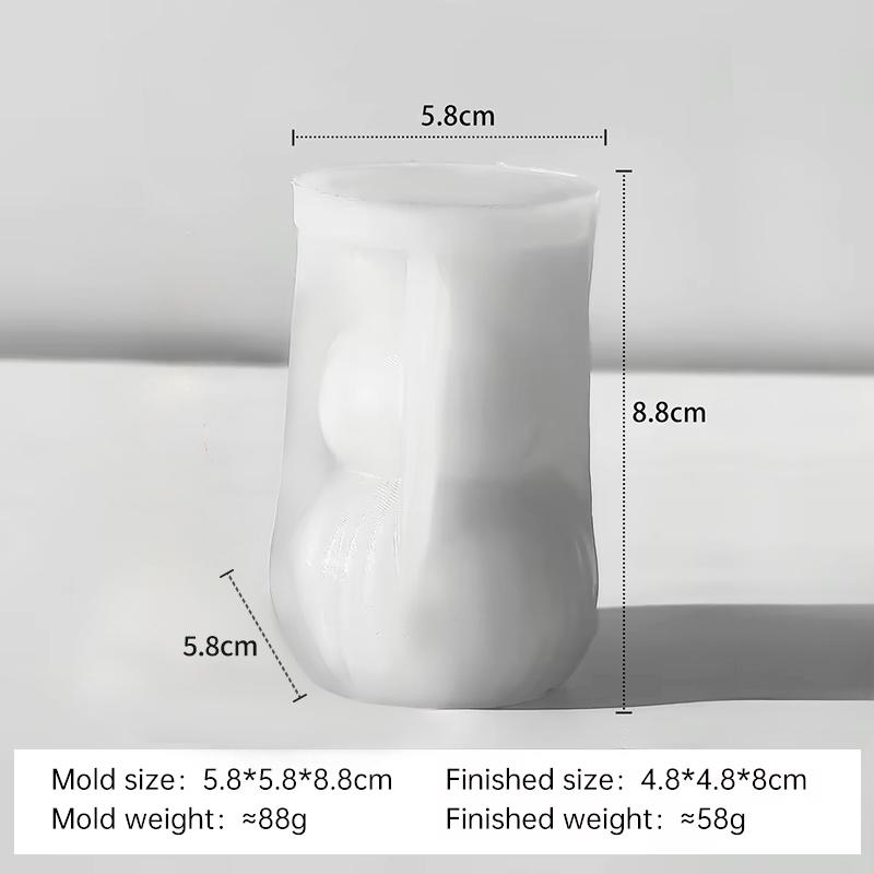 DIY Easter Bunny Egg Candle Mold Egg Shape Aroma Plaster Resin Decoration Silicone Molds Easter Candle Making Supplies