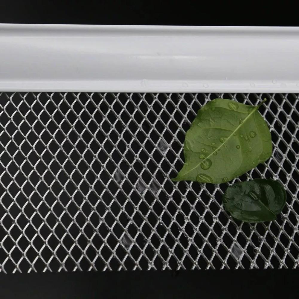 Grid Gutter Guard Filter Randomly Cut Gutter Screen Easy Installation Gutter Mesh Leaf Prevention