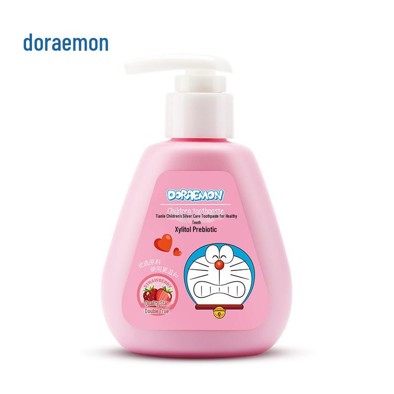Tianle Doraemon Kids  Gum Care & Strengthening Toothpaste, 150g - Strawberry or Apple Flavor