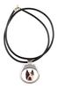 American Staffordshire Terrier, Amstaff – Necklace with a Geometric Design and the Inscription "" | Art-Dog