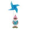 Garden Gnome Statue with Big Windmill Yard Art Sculpture Resin for Indoor Outdoor Patio Lawn Garden