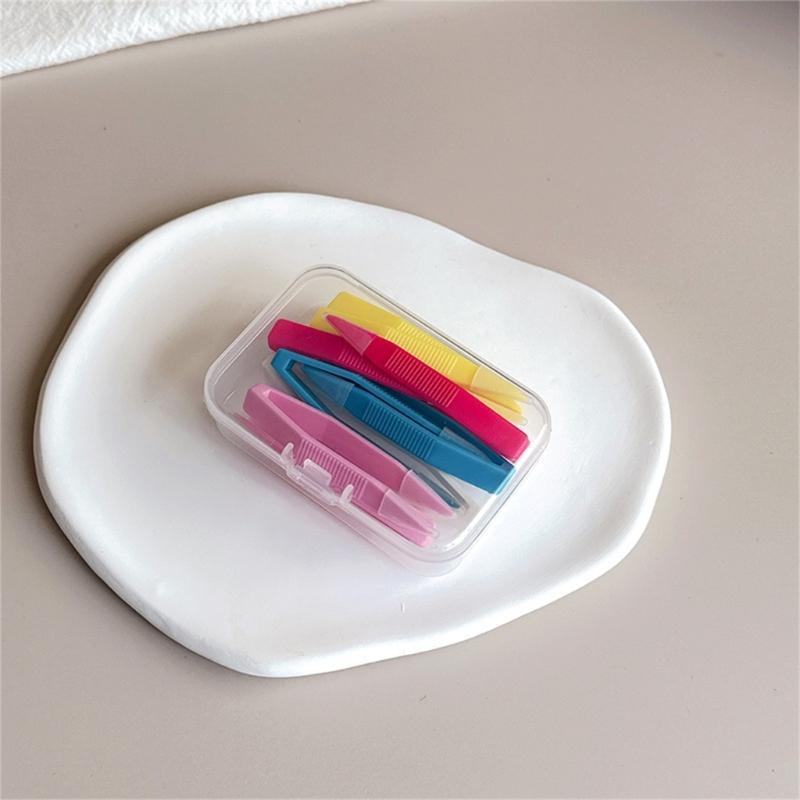 10pcs Compact Lens Remover Tool and Container For Travel Friendly Eyewears Organization Lens Applicator Removing Kits