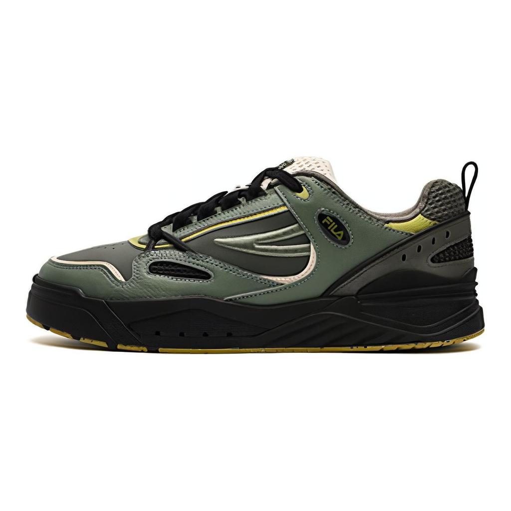 Fila SLAM Comfortable Abrasion Resistant Low Top Skateboard Shoes Men's Green F12M341208FTS