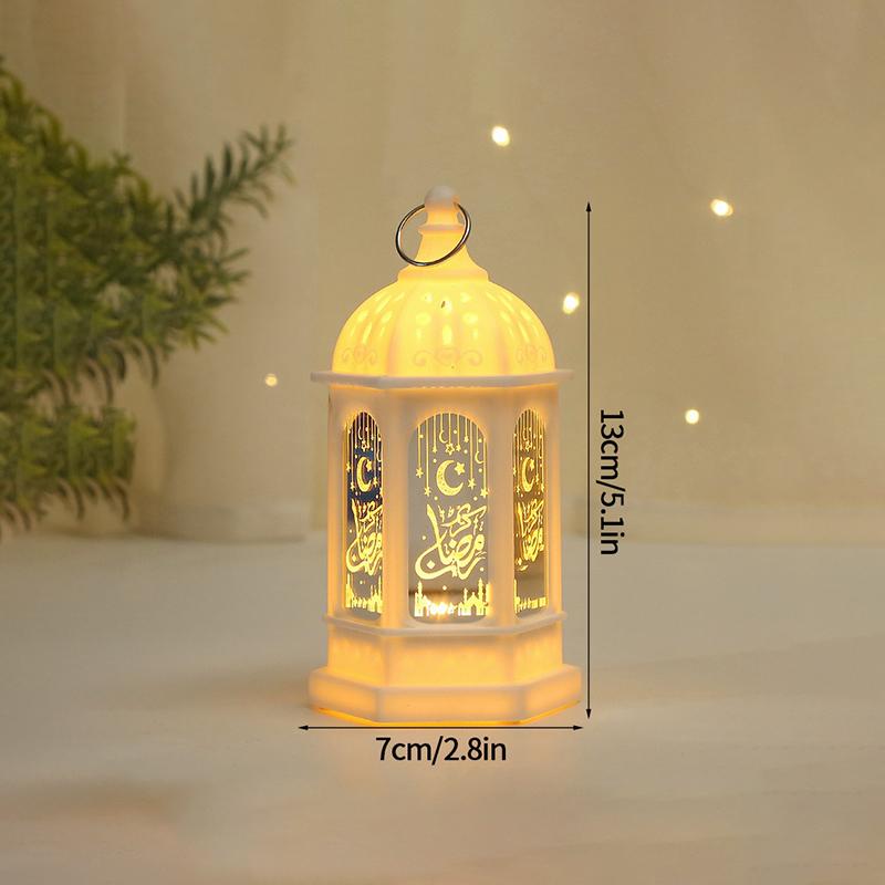 Ramadan Decoration 2026 Eid Mubarak Candle Lamp Desk Accessories Light Lamp Muslim Home Decoration Party Decor