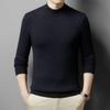 Men's 100% Pure Wool Thickened Half-High Collar Sweater
