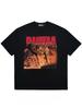 Short Sleeved Round Neck Y2k Tshirt Men Clothing Pantera Panther Pandora Snake Torrent Heavy Metal Tee Shirt Homme Tshirt