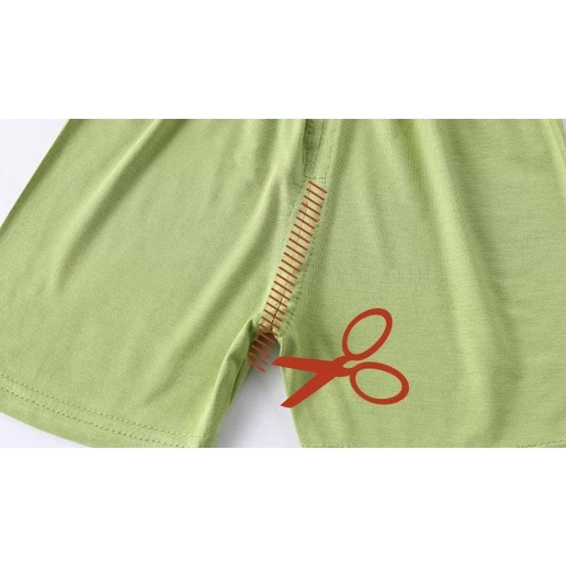 Children's Pajamas Modal Short Sleeved Suit Summer Pajamas Children's Clothing Waist Belly Protection Home Clothes