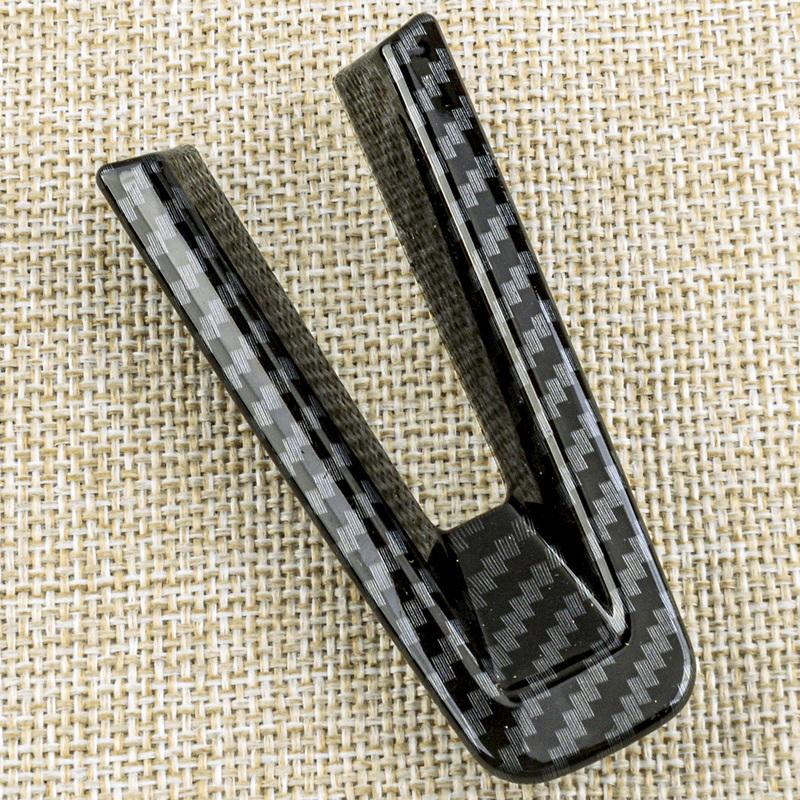 Carbon Fiber Style Car Steering Wheel Chin Cover Trim Fit for Mazda 3 CX-30