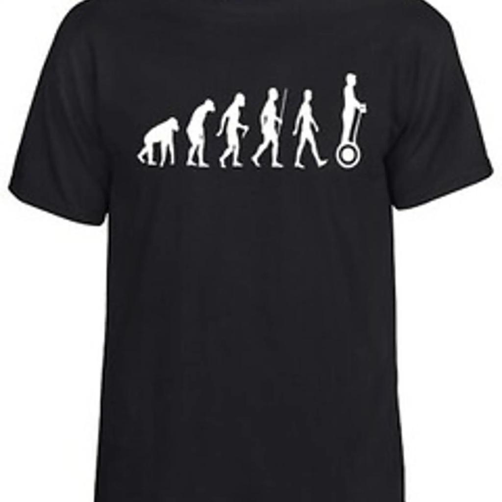 Evolution Of Personal Transporter T Shirt Herren Lustig Elektroroller Oberteil Vintage Breathable Graphic