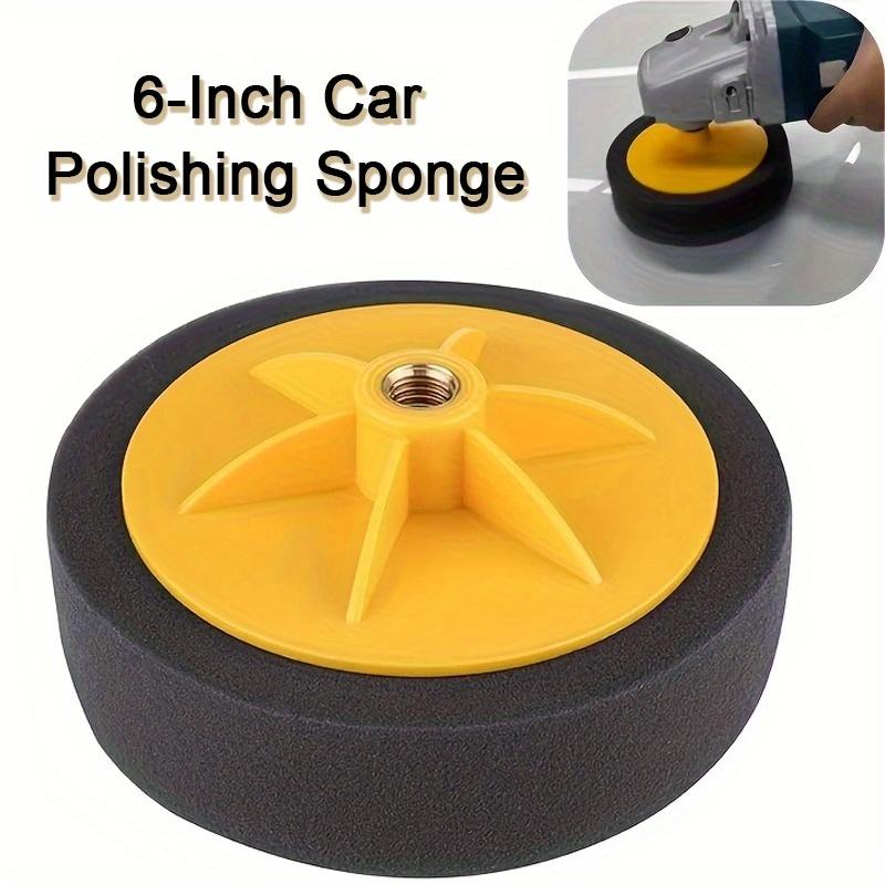 6-Inch Car Polishing Wheel Featuring an M14 Thread, Sponge Wheel, Polishing Disc Imported Waxing Disc, Stain Removal And Repair Compound Sponge