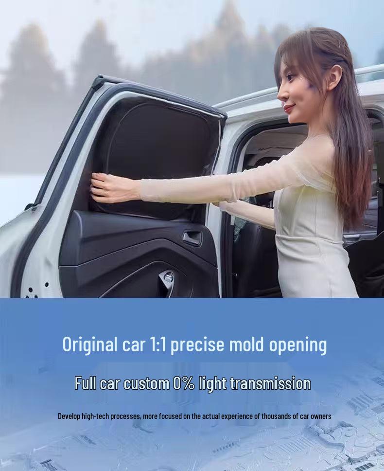 Graphene Car Windshield Sunshade: Full Car Blackout Curtain with Heat Insulation