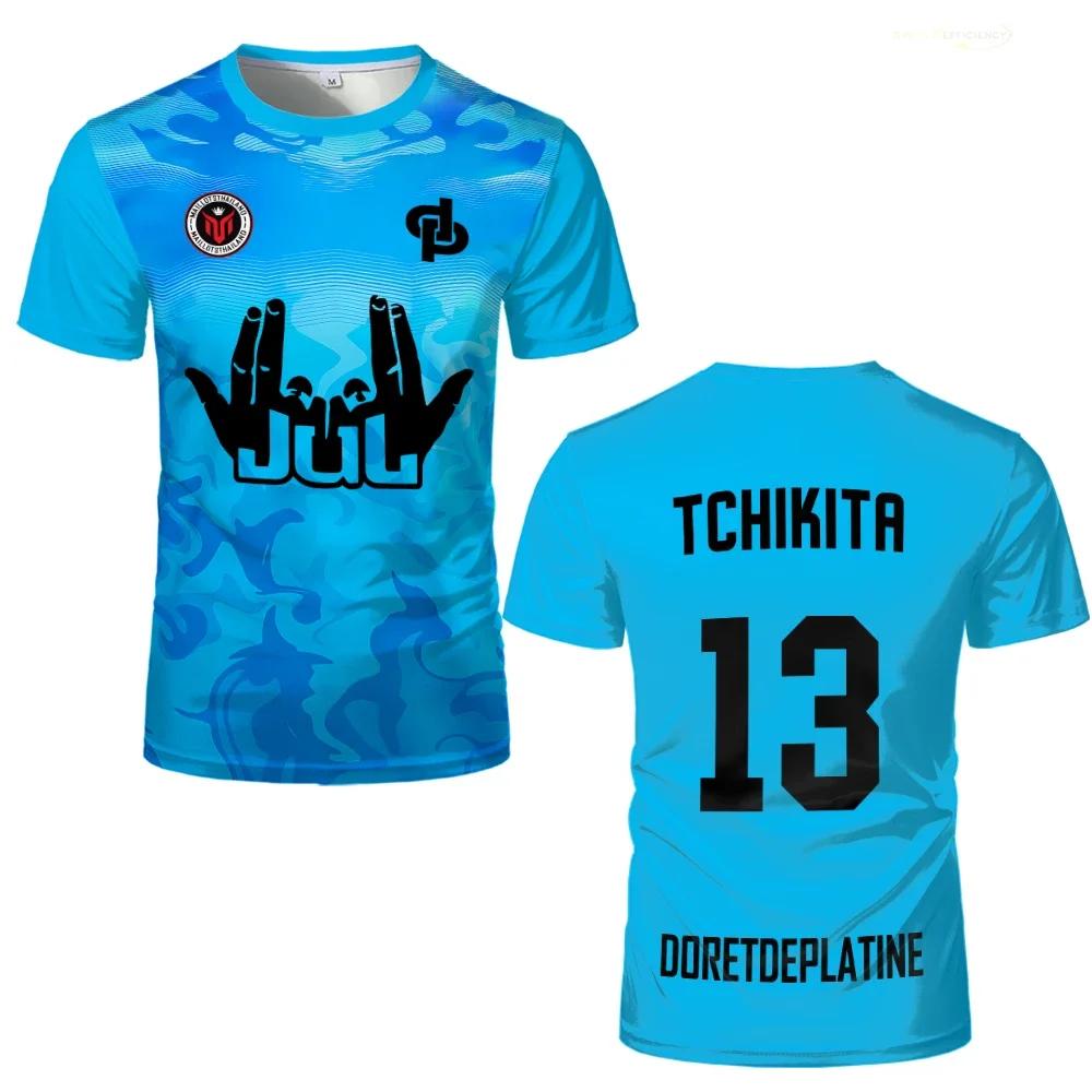 2026 LUGL Tchikita 13 Unisex Stampa 3D Asciugatura Rapida Traspirante Streetwear Casual Sportiva Maglietta