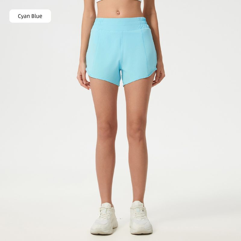 Shishi City Quality Clothing Co., Ltd. Summer Cool Feeling Quick-Drying High Waist Track Shorts Women's Lined Fitness Pants Light