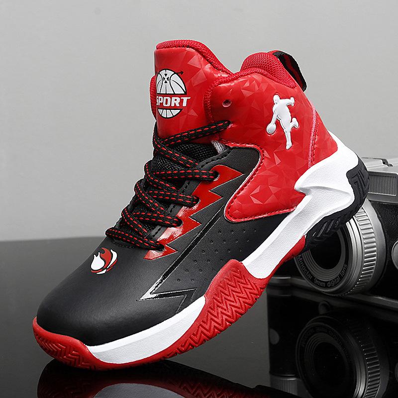 Children's basketball shoes men's 2025 spring and summer new outdoor boys' sports shoes primary school students middle and older children's sneakers