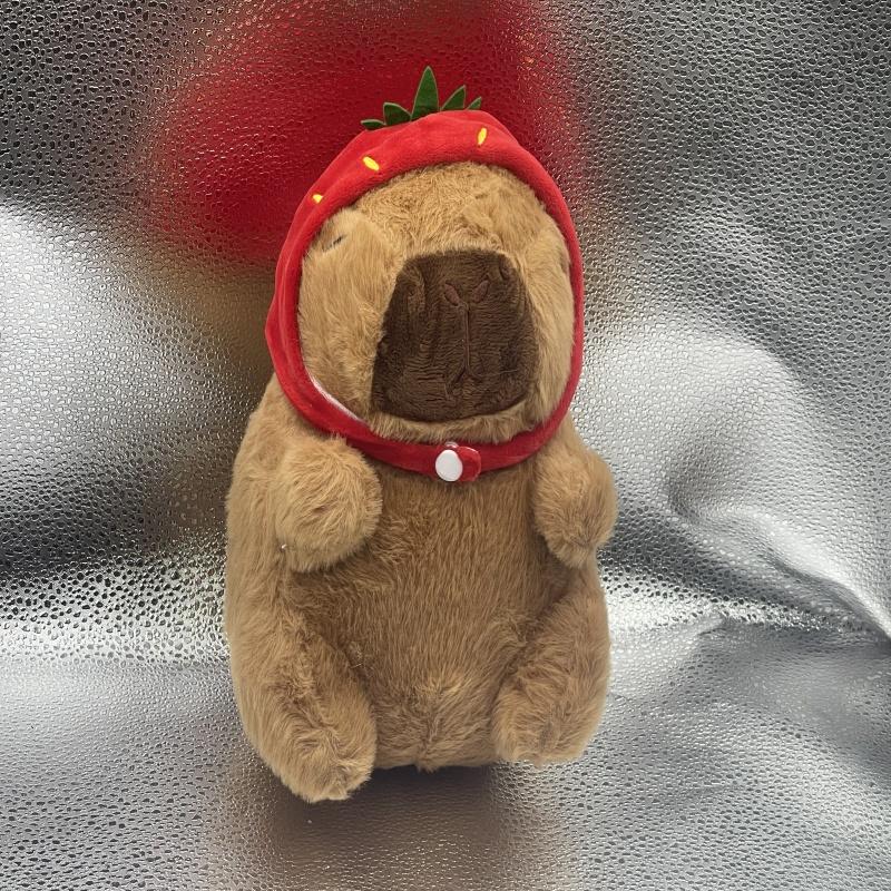 9-25CM Kapibala Capybara Plush Toy Internet Celebrity Capybara Jun Doll Ugly Cute Doll Guinea Pig Doll Boys Girls Anime Kawaii