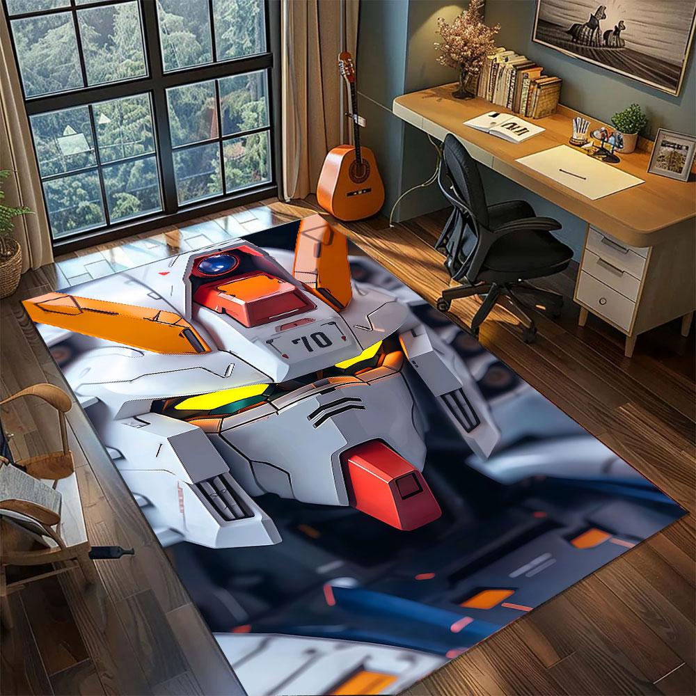 Gundam Models Carpet for Living Room Bedroom Home Decor Cool Movie Mat Play Floor Mat