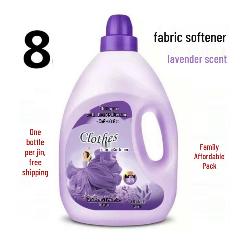 Lavender Fabric Softener 4L - Long-Lasting Fragrance, Anti-Static, Softening Care Liquid