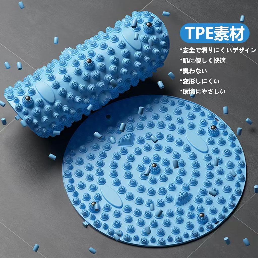 Foot Reflexology Shiatsu Board Foot Foot Foot Massager Home Fatigue Green Mat, [2025 Model] Massage, Pressure, Mat, Use, Ergonomic, Relief, (35cm)