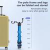 Portable Fishing Rods Tripod Stand Telescopic Aluminum Alloy Fishing Rod Holder for Sea Beach Shore Extendable Fishing Rod Holder C Style