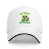 UFO We Come In Space Alien Baseball Cap  Unisex Women Design Trucker Hat Summer yk Retro Hunting Camping High Quality Caps