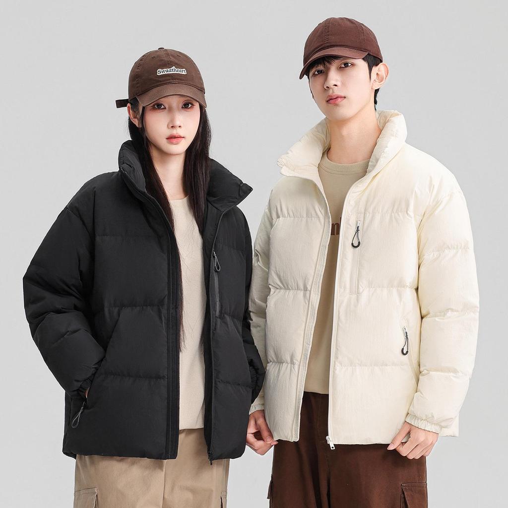 Unisex Winter Down Jacket: Men's and Women's Loose Casual Thick Warmth - 90% White Duck Down