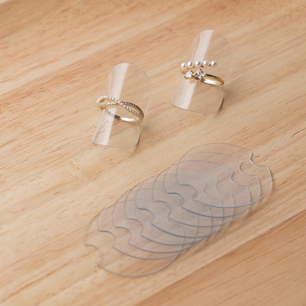 

New Fashion Jewelry Display Stands Circular Plastic Rings Exhibition Storage Showcase Wholesale Clear Acrylic Jewelry Organizer 10pcs прозрачный