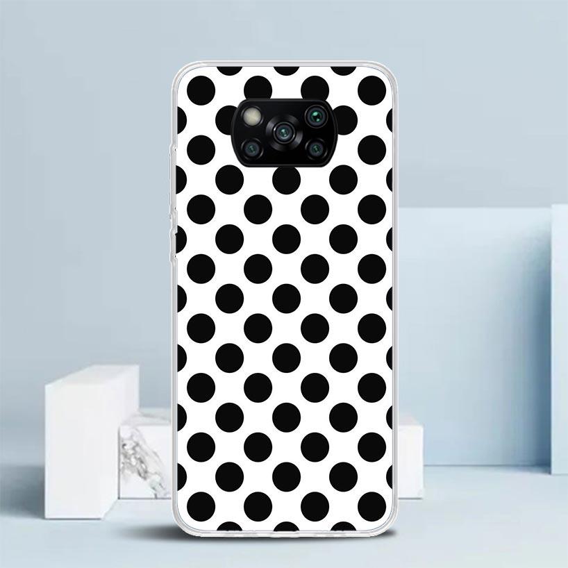 Punkte Muster Kunst Handyhülle Für Xiaomi Poco F7 Ultra X5 X6 X7 Pro M7 Redmi 15C 15 13C 13 12C 12 10C 10 10A 9 9C 9A 9T Hülle Poco X