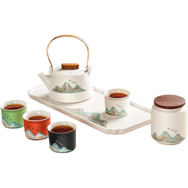 

Forbidden City Cultural Ceramic Tea Set Gift Box