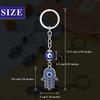 Car Keyrings Amulet Good Luck Key Holder Protection Charm Hamsa Keychain Fatima Hand Evil Eye