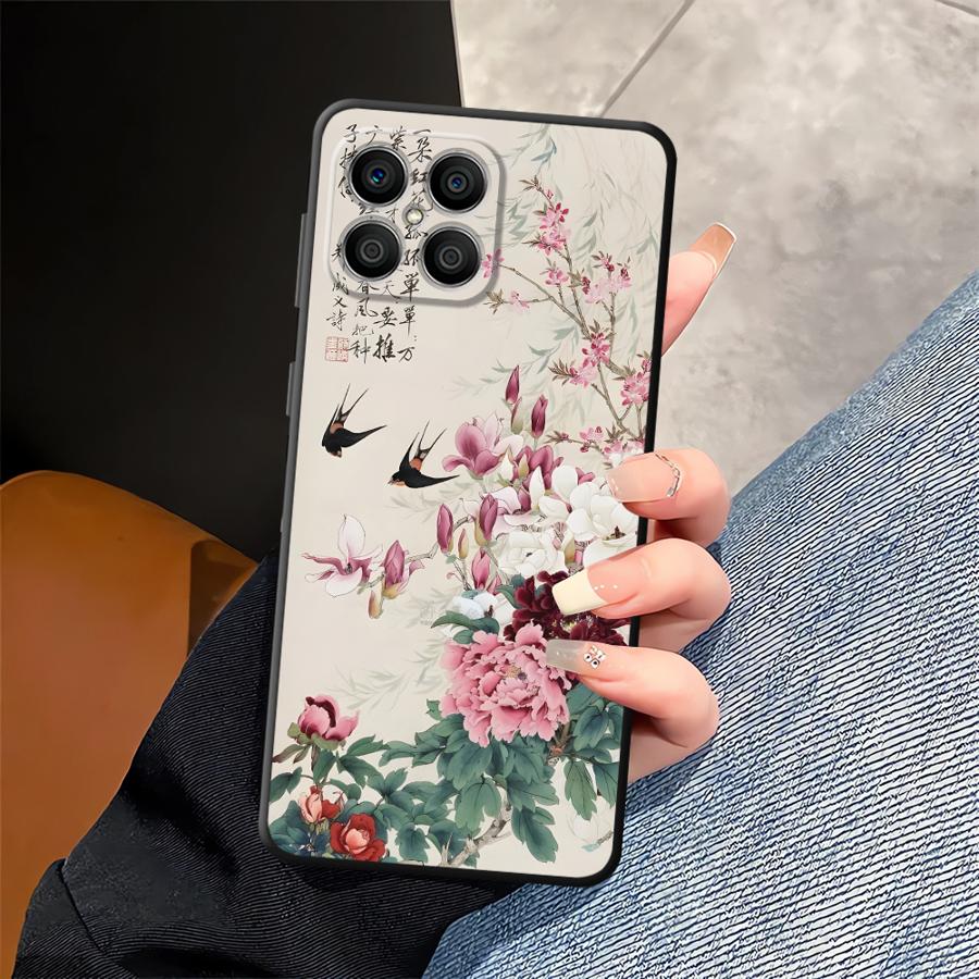 Retro Butterfly Funda Phone Cover Case for Honor 70 Magic5Lite X7 X6 90 200 400 Lite 8X X9a X5b X8