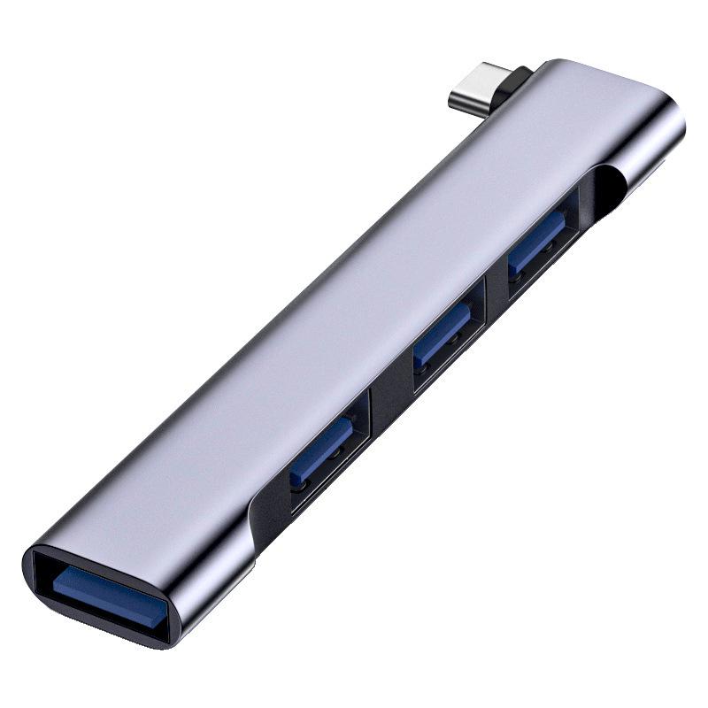 DM05 USB-C Docking Station with Side-Plug, USB 3.0 Hub, and SD/TF Card Reader
