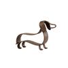 Dog Statue - Puppy Figurine for Home Decor, Wrought Animal Sculpture for Shelf, Desk, Garden