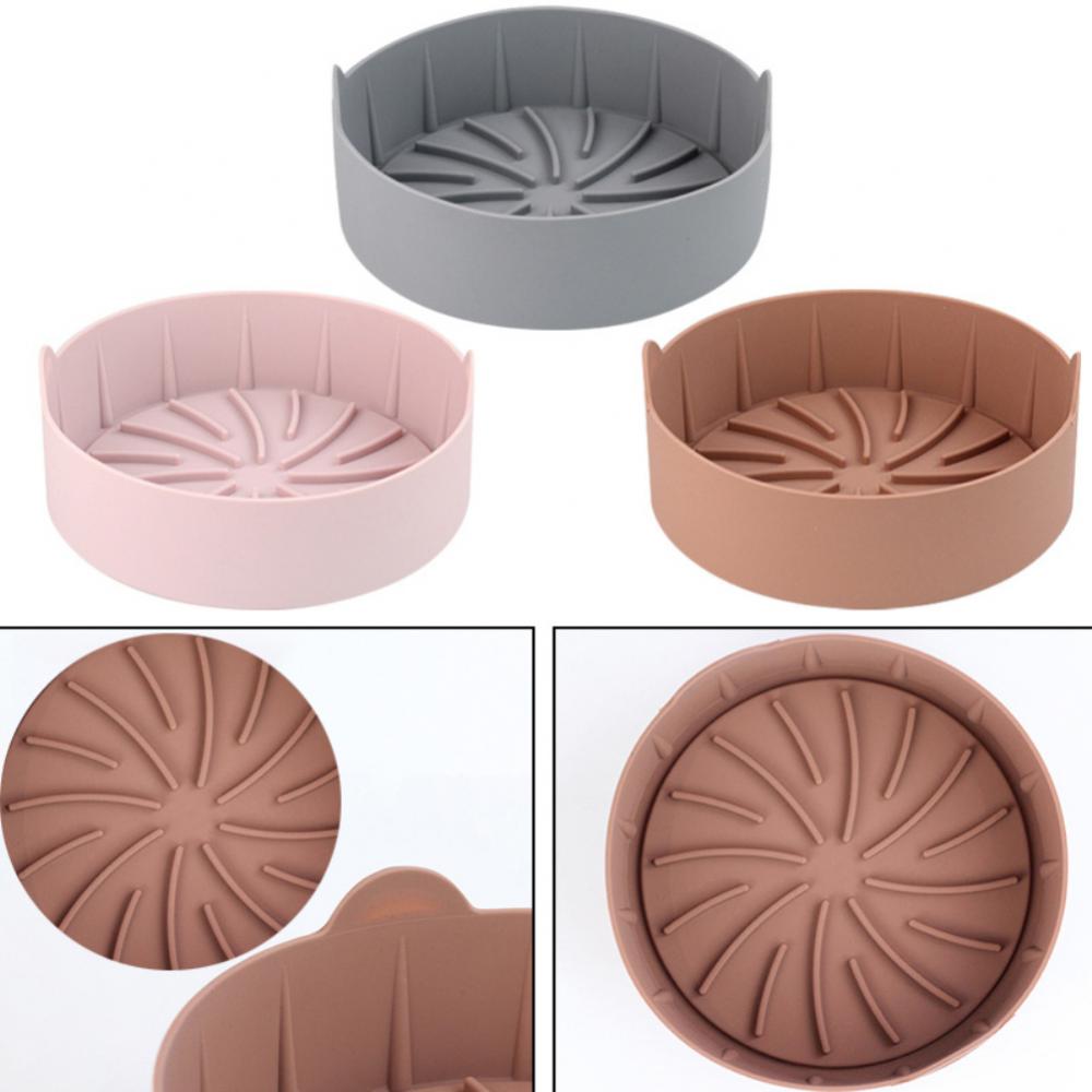 Airfryer Grilltopf Tablett Backform Pfanne Heißluftfritteuse Backmatte Form Korb Silikonteller Schüssel Küche Ofen Kochzubehör Werkzeug