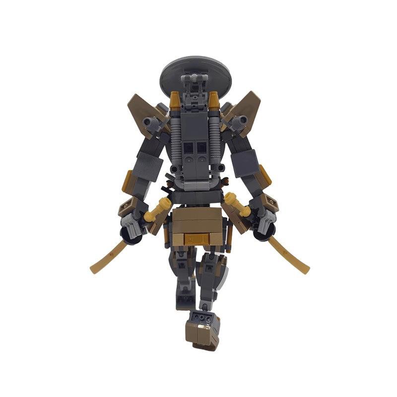Building Block Compatible, Ronin Samurai Mecha, Toy Building Block Model Small Ornament Boy