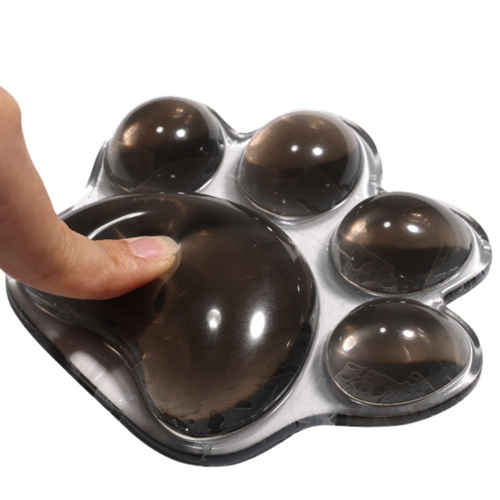 Cat's Paw Shaped Keyboard Holder Transparent Typing Support Pad Keyboard Wrist Rest Office