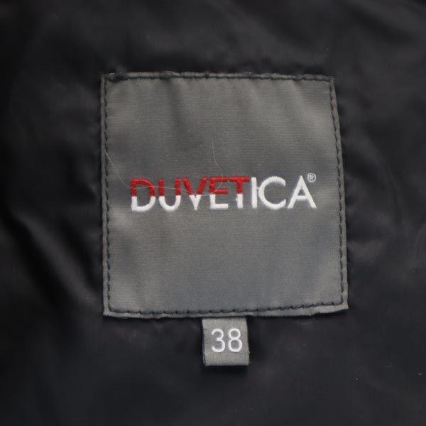 DUVETICA quilting quilting Down jacket 38 black Real fur Women Used
