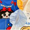 Girls Summer Princess Print Dress Baby Cute Flutter Sleeve T Shirt Dress