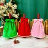 Christmas Decoration, Collar Flower, Velvet Wine Bottle Set, Gift Skirt,Hotel Atmosphere Decoration And Holiday Decorations