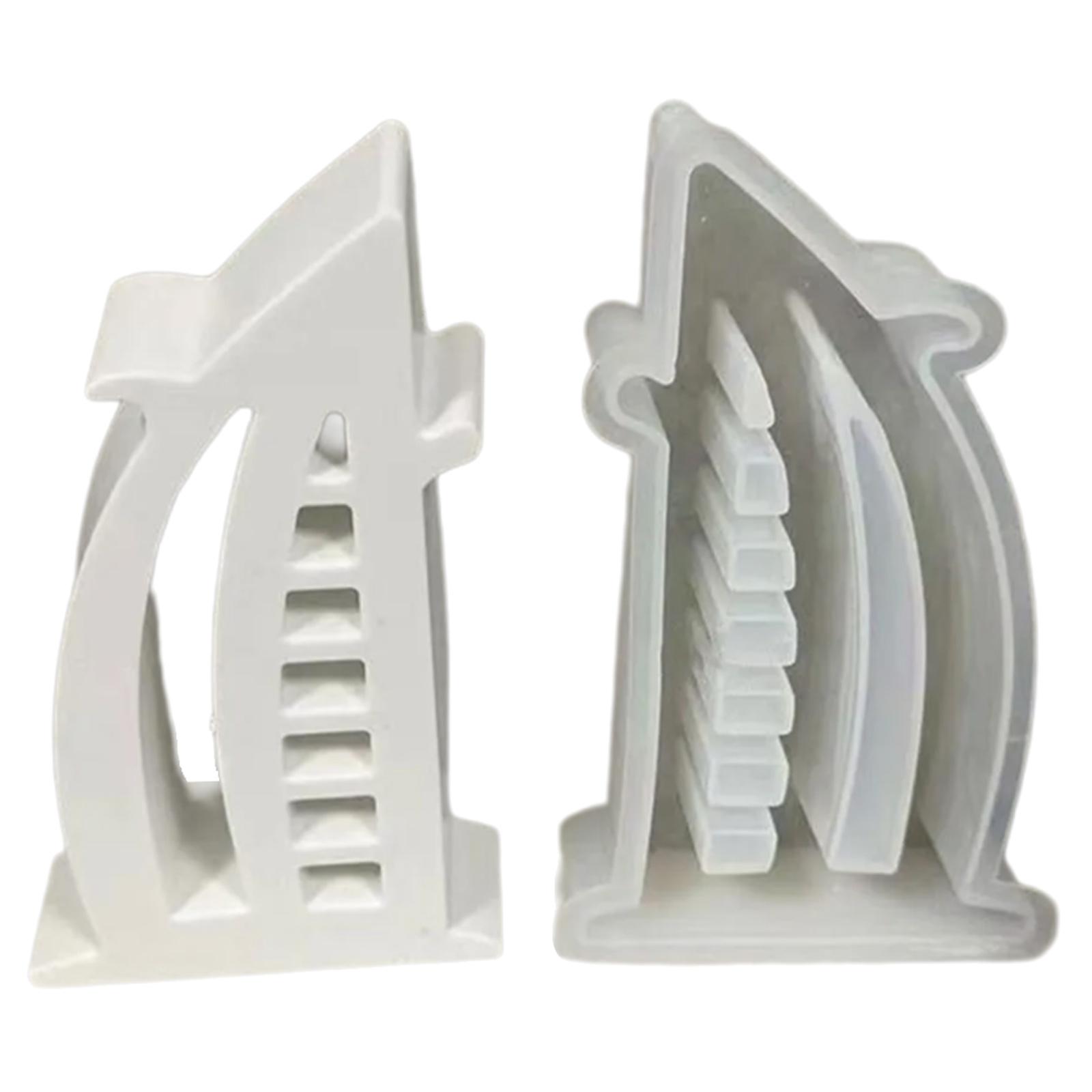 

Простая в использовании силиконовая форма для создания персонализированных настольных украшений в виде башни. Уникальная художественная форма для украшения стола для любителей рукоделия.