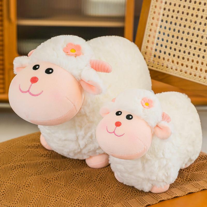 Entzückendes Plüschschaf Stofftier Weiches Lamm Spielzeug für Mädchen Kinder Geburtstagsgeschenk