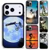 Capa de Celular Esporte Radical BMX Para iPhone 17 16 15 14 13 12 11 Pro Max Plus 17Air Capa de Silicone Macio