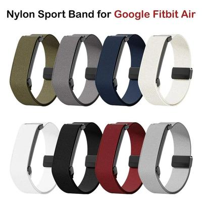 Nylon Sport Band Elastic Adjustable Fitness Tracker Strap Breathable Soft Replacement Wristband for Google Fitbit Air