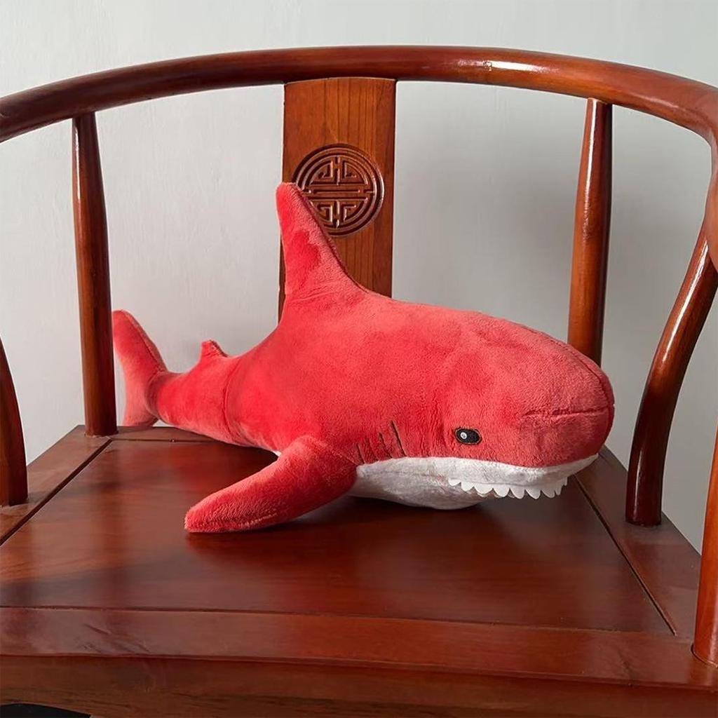 Shark Plush Pillow Toy - Soft Simulation Sleeping Doll & Sofa Cushion