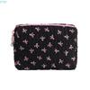X7XC Travel Makeup Bag Cosmetic Bag Large Capacity Skincare Organisers Lovely Bows Makeup Storage Bag Aesthetic Toiletry Bag