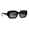 Loewe Logo Design Rectangular Sunglasses Unisex Sunglasses Black LW40158FL9001951