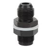 Fuel Cell Bulkhead Fitting with PTFE Washer Black Anodized 6061‑T6 Aluminum Alloy Connector for Most Fluid